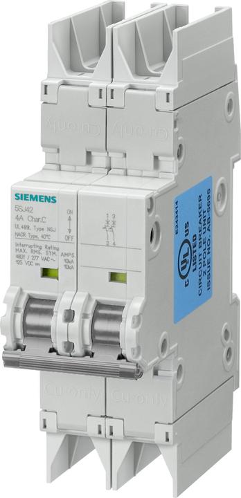 Produktbild Siemens SIEM 5SJ4210-7HG42 Leitungsschutzschalter 10kA, 2pol. C, 10A