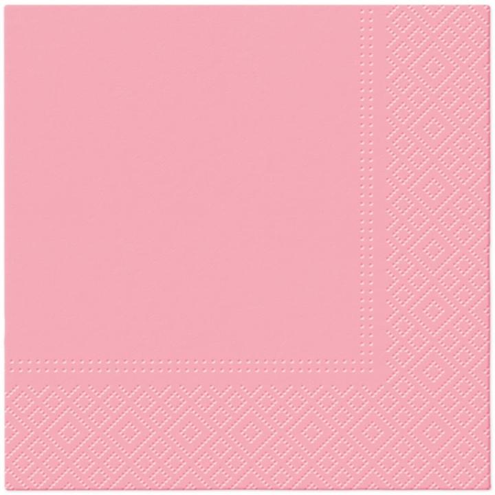 PAW NAPKINS PAPER UNICOLO PINK 33X33CM 20PCS (20 pcs., 33 x 33 cm)