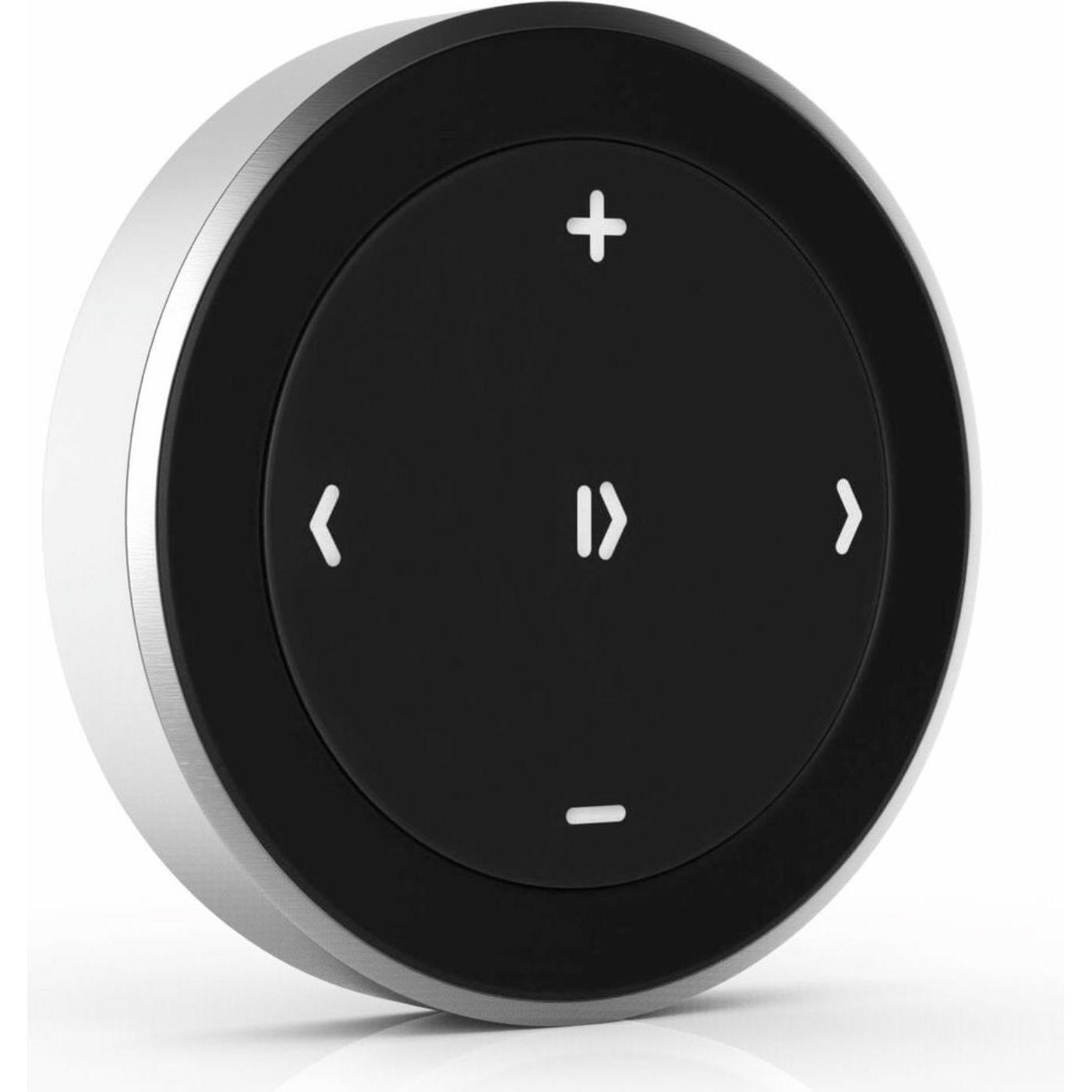 Satechi Bluetooth Media Button (Gerätespezifische Fernbedienung, Bluetooth), Fernbedienung, Schwarz, Silber