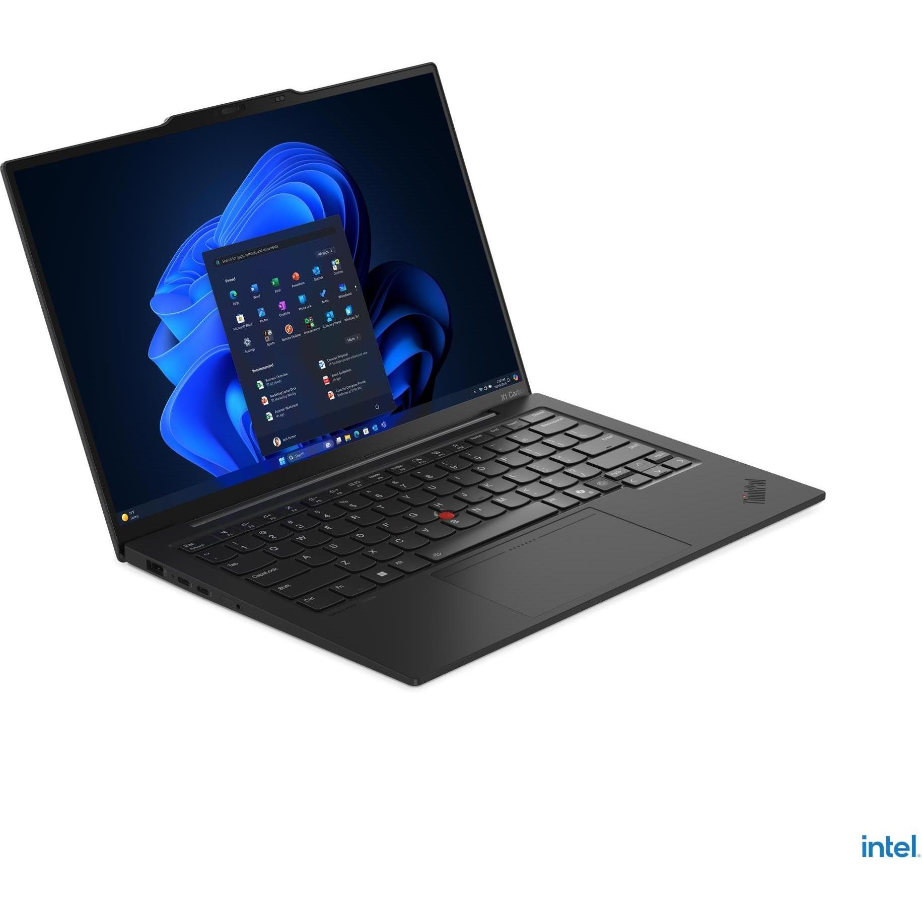 Lenovo ThinkPad X1 Carbon Gen 13 Aura Edition (14", 1000 GB, 32 GB, Deutschland), Notebook, Schwarz