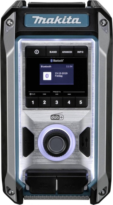 Produktbild Makita DMR115 mit DAB, DAB+ und Bluetooth (DAB+, Bluetooth)
