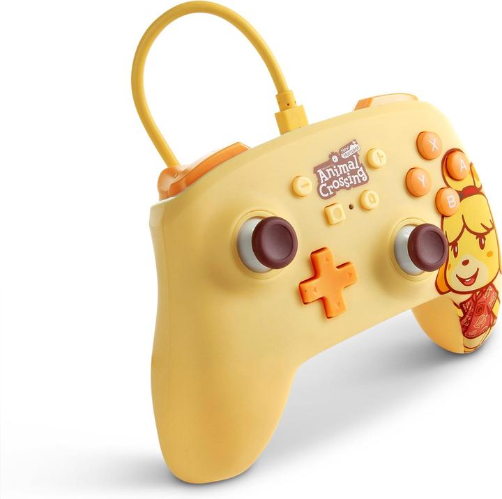 Productafbeelding PowerA Verbeterde bedrade controller voor Nintendo Switch - Animal Crossing: Isabelle (Switch)