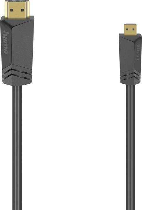 Produktbild Hama HDMI (Typ A) — micro HDMI (Typ D) (1.50 m, HDMI, 2.0b)