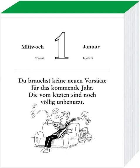 Produktbild Sprüche Abreisskalender 2025 (15 x 18 cm, Kein Einband, Deutsch)