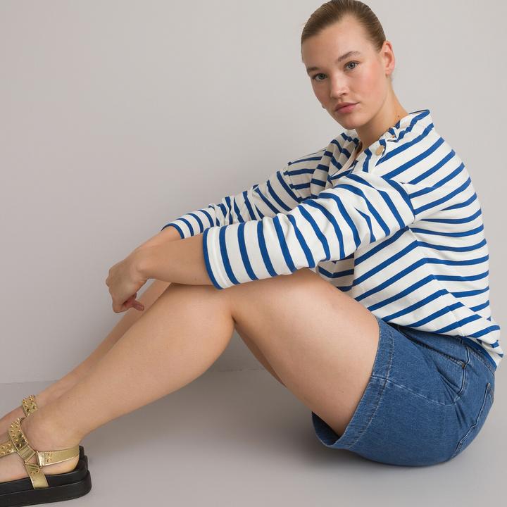 Produktbild La Redoute Collections Shirt im ikonischen Matrosenstil (L)