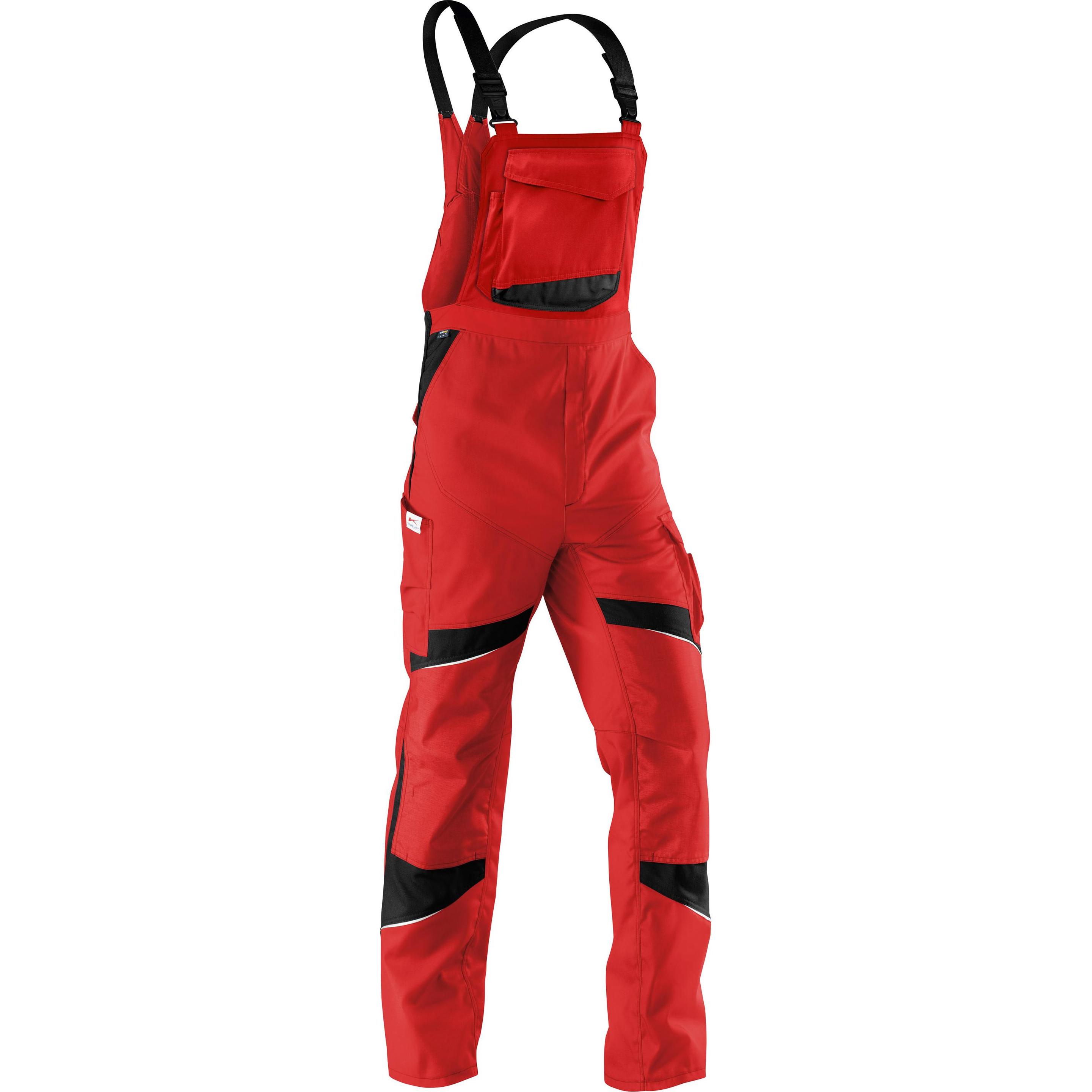 Kübler, Arbeitshose, Activiq Latzhose Mittelrot/Schwarz 27 (27)