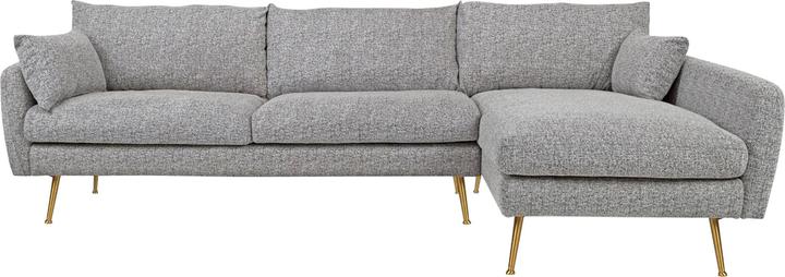 Produktbild HTI-Living Ecksofa Antonius Webstoff Grau rechts (Ecksofa)