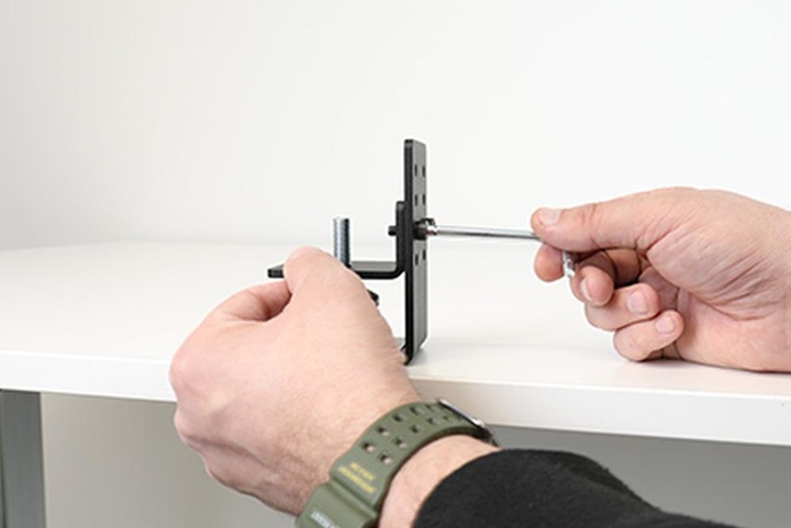Actual product image Brodit Desktop clamp mount for plinth mounts