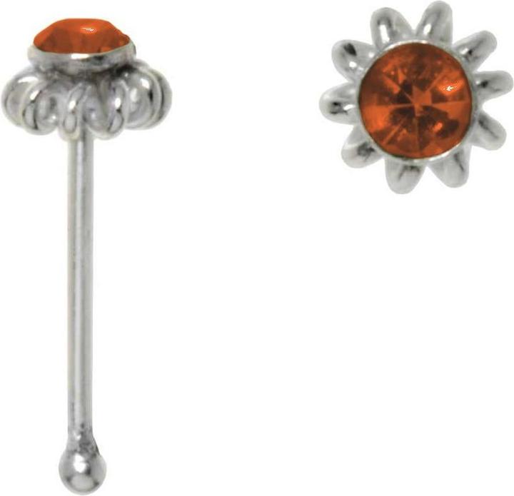 Orange, silberfarbig