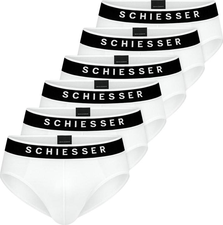 Immagine prodotto Schiesser Confezione da 6 slip / mutande Rio in cotone biologico 95/5 (L, confezione da 6)