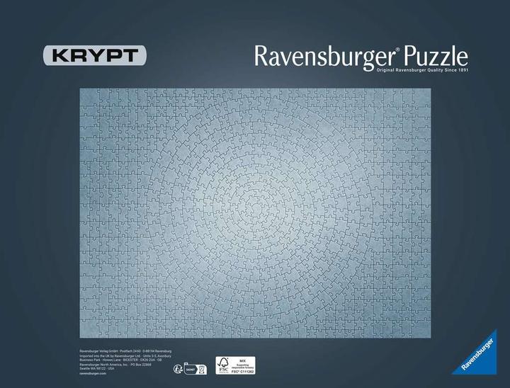 Actual product image Ravensburger Krypt Silver (654 pieces)