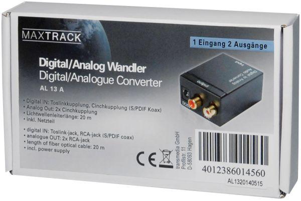Image du produit Transmedia Convertisseur de fibre optique (Numérique -> Analogique)