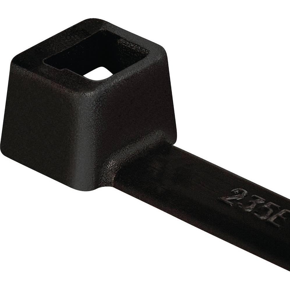 HellermannTyton, Kabelbinder, Kabelbinder PA66 200x4,6mm UV (Kunststoffkabelbinder, 24.50 mm, 100 Stk.)
