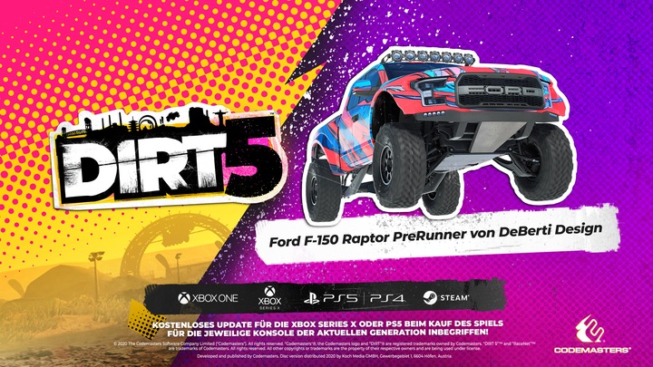 Actual product image Codemasters DIRT 5 Limited Edition (Xbox One X, Xbox Series X, DE)