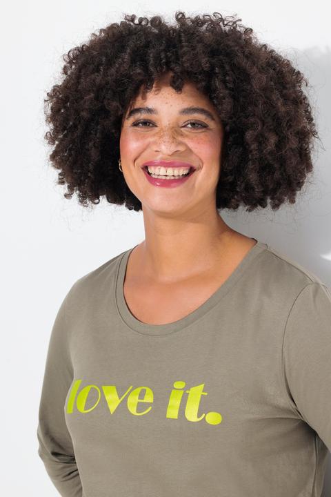 Produktbild Angel of Style T-Shirt, oversized, LOVE IT, Langarm (54)