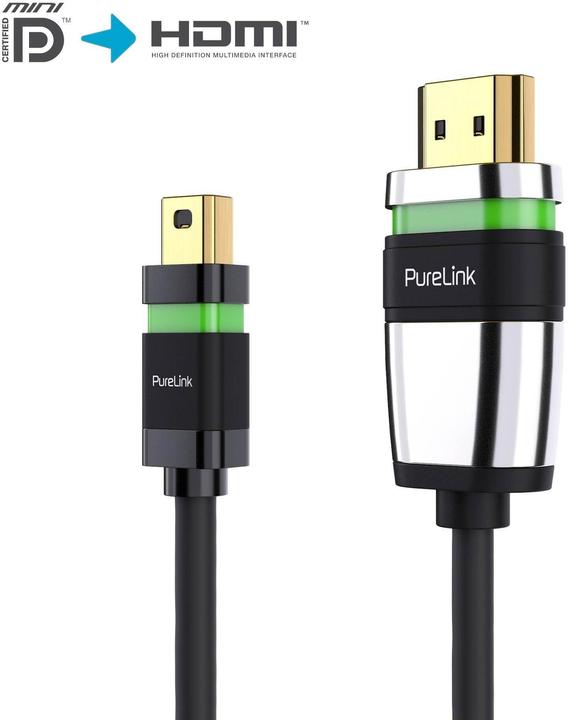 Image du produit Purelink Câble ULS Cert. 4K High Speed Mini-DisplayPort - HDMI, 1.5 m (1.50 m, DisplayPort)