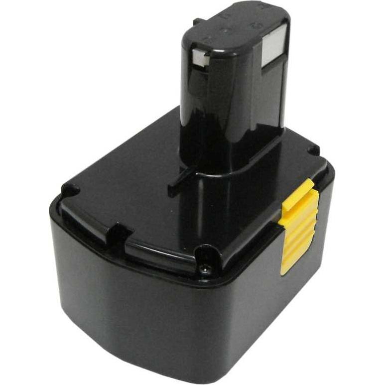 AccuCell, Werkzeugakku + Ladegerät, Werkzeugakku NiMH 14,4V 2,0Ah ersetzt Hitachi EB1414L (14.4 V)