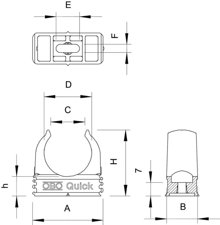 Image du produit OBO Bettermann Collier de serrage Quick