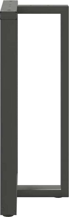 Produktbild vidaXL Bartischbeine T-Form 2 Stk. Anthrazit 60x35x(101-102) cm Stahl