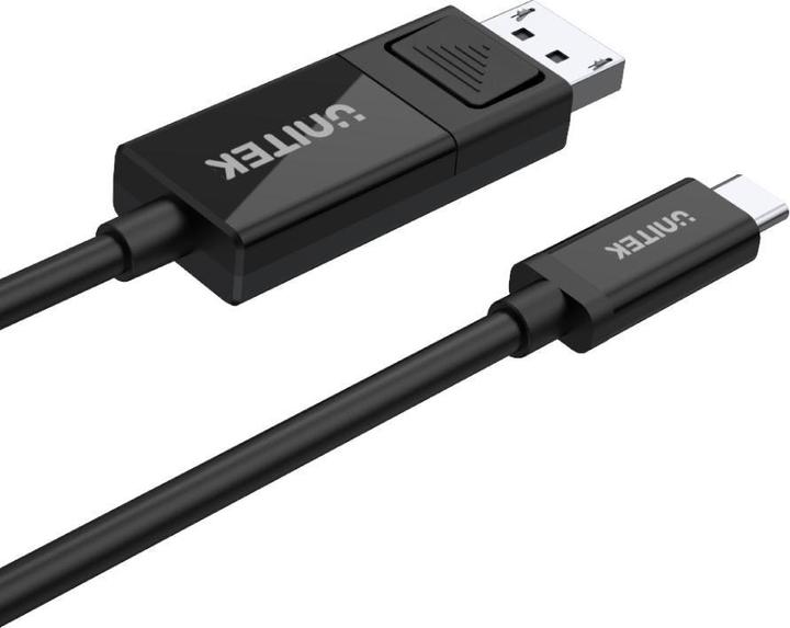 Actual product image Unitek V1146A Cable Adapter USB-C DisplayPort Black (V1146A) (USB-C)