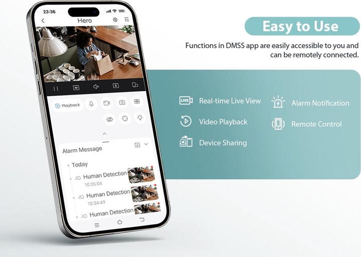 Image du produit Dahua H4C (2560 x 1440 Pixels)