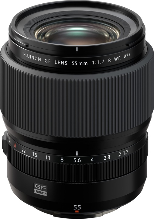 Fujifilm GF 55mm F1.7 R WR (Fujifilm Fujinon GF, Formato medio)