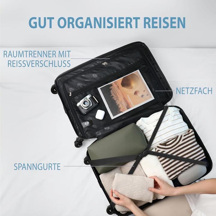 Image du produit Fergé 3-teiliges Hartschalen-Reisekoffer-Set (110 l)