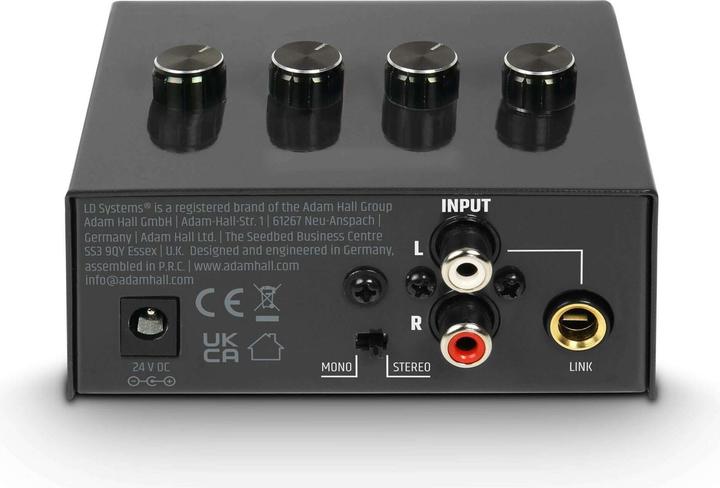 Produktbild LD Systems Kopfhörerverstärker LDHPA4 Bla (Klangregelung)