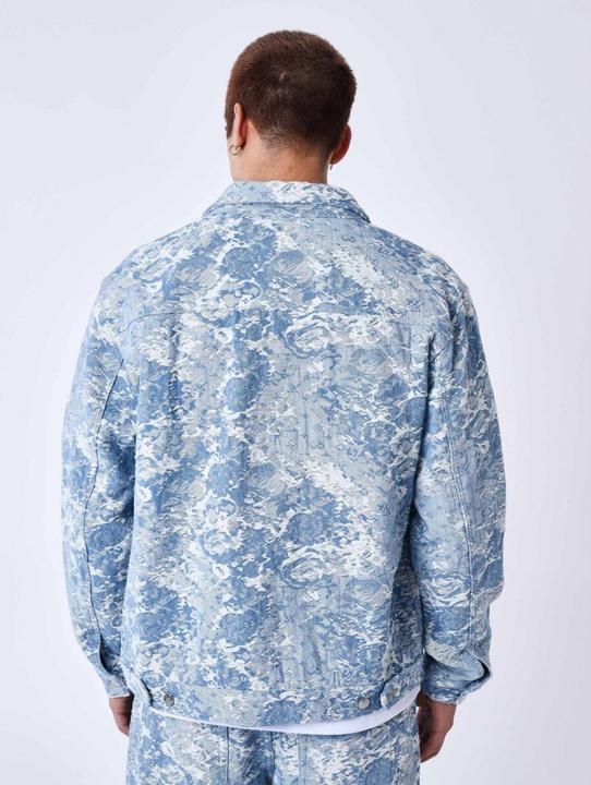 Actual product image Project X Paris Denim jacket with abstract pattern (M)