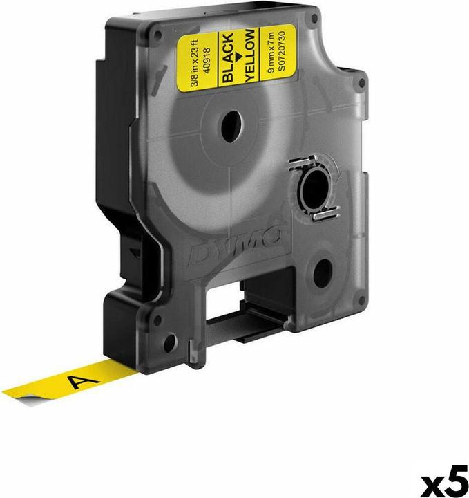 Produktbild Dymo juosta S0720730 (juoda ant geltonos) D1 tipo (0.90 cm, Gelb, Schwarz)