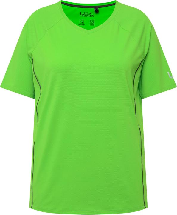 Actual product image Ulla Popken Piping Accent Functional UVP 50+ Stretch Knit Top (46, 48)