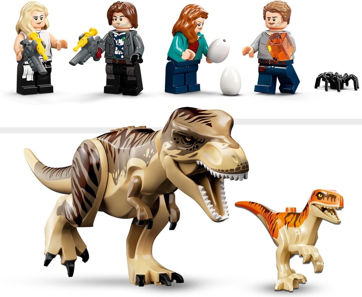 Immagine prodotto LEGO T. Rex e Atrociraptor: epidemia di dinosauri (76948, LEGO Jurassic World)