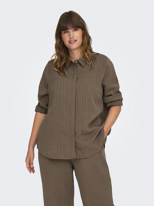 Immagine prodotto Only Vestibilità ampia Colletto alla mandarina Polsini con bottone Camicia Camicia (46)