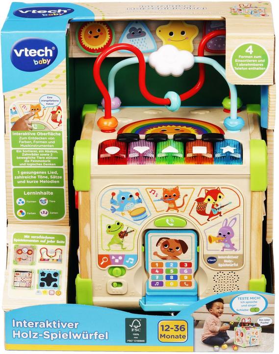 Actual product image VTech Interactive play cube (German, 1 - 3 years)