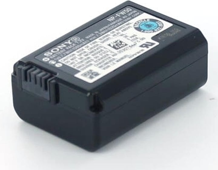 Actual product image Sony NP-FW50 battery (Rechargeable battery)