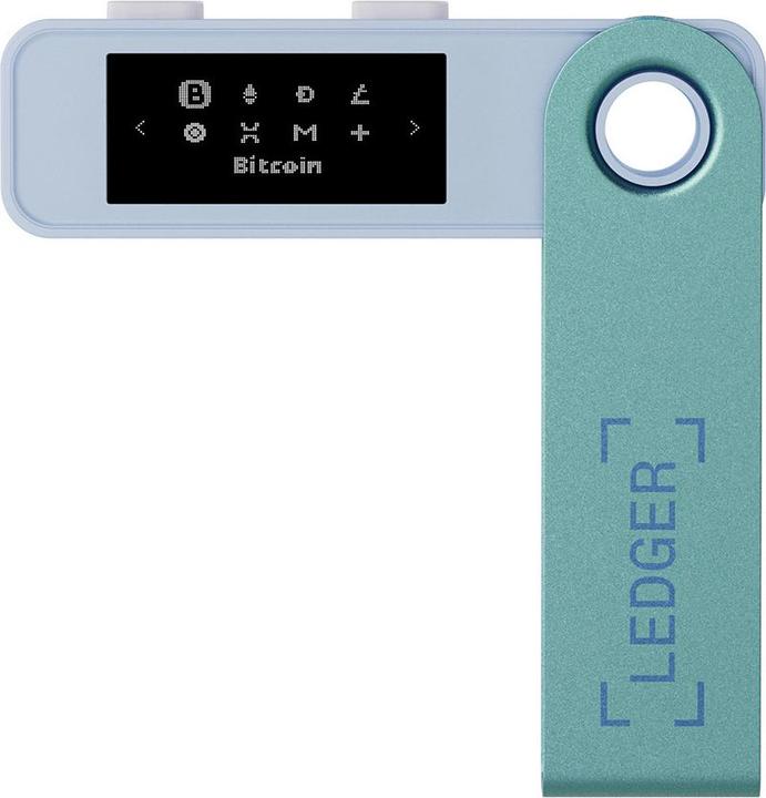 Produktbild Ledger Nano S Plus - Pastel Green (Litecoin, Bitcoin, Cardano, Ether, Dogecoin, TRON, Ethereum Classic, Monero, Ripple, Bitcoin Cash, Stellar)