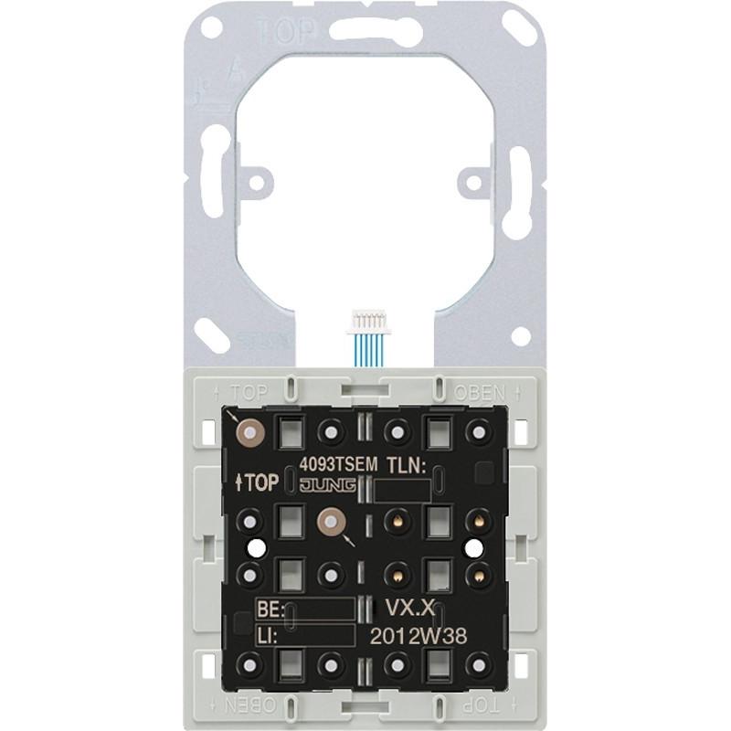 Thumbnail - JUNG, Zubehör Schalterprogramm, Tastsensor KNX UP ws 6f 6pkt LED 4093TSEM