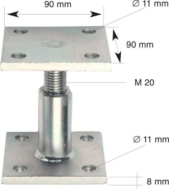 Produktbild Pfostenstütze Modell Oberland