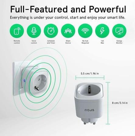 Productafbeelding Nous Slimme contactdoos
