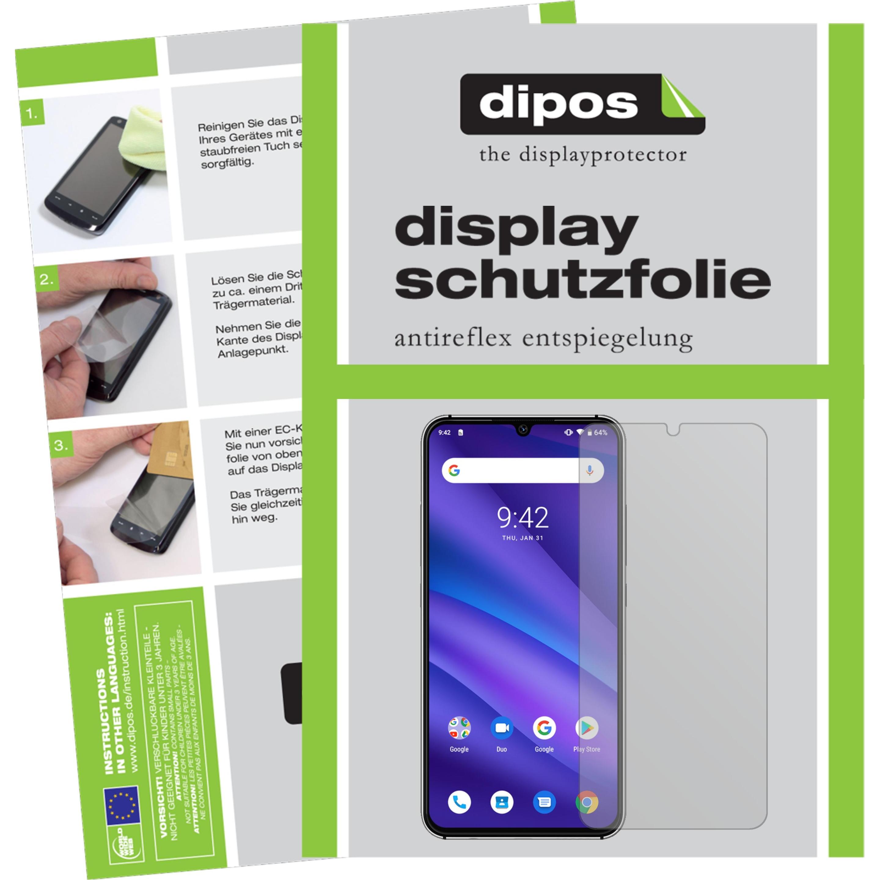 Dipos Displayschutzfolie Antireflex (6 Stück, Umidigi A5 Pro), Smartphone Schutzfolie, Transparent