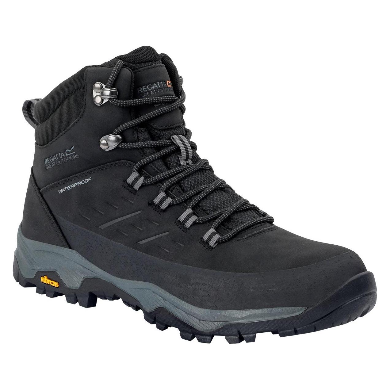 Regatta, Herren, Wanderschuhe, Freizeitschuhe RMF900-800 Blake (47), Schwarz