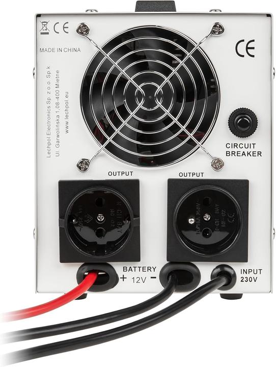 Actual product image Kemo Uninterruptible power supply KEMOT PROsinus-500 converter with pure sine wave and charging function (500 VA, 300 W)