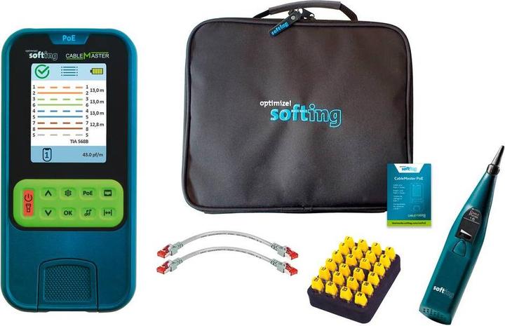 Produktbild Softing Psiber) CableMaster PoE KIT