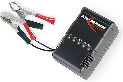 Produktbild Ansmann 220V Ladegerät für 12V Akku (12V, 6V, 24V, 0.90 A)