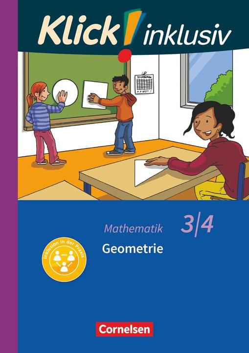 Actual product image Click! inclusive - Elementary school / special school - Mathematics. 3rd/4th school year - geometry (German, Petra Franz, Silke Burkhart, Silvia White, 2020)