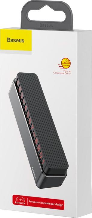 Image du produit Baseus Moonlight Box Series Plaque de numérotation temporaire de parking gris foncé