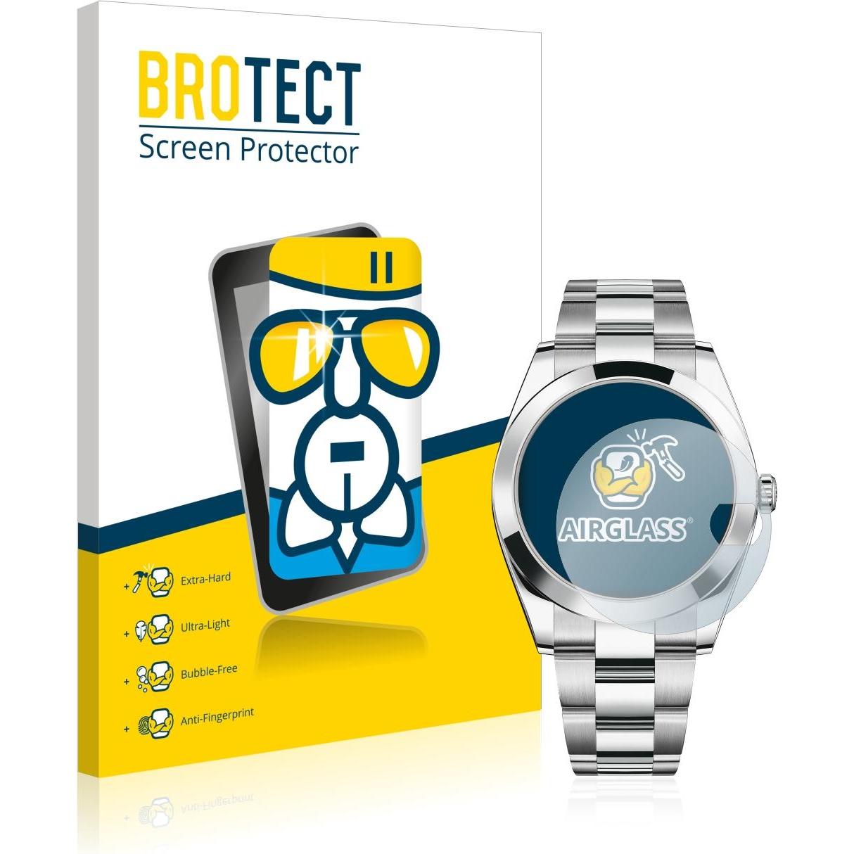 Thumbnail - BROTECT AirGlass Panzerglasfolie, Smartwatch Schutzfolie, Transparent