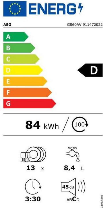 Energie-Label AEG GS60AV