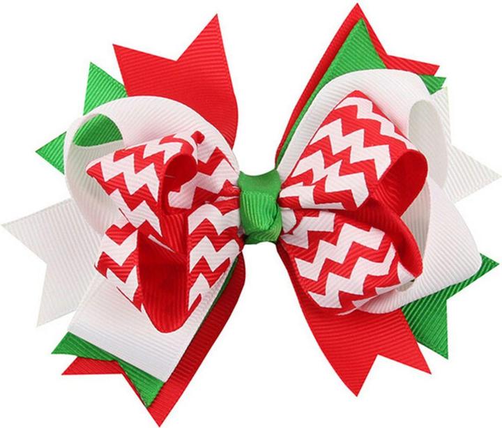 Actual product image JTI Sweet and cute mini bow | Christmas colours (1 pcs.)
