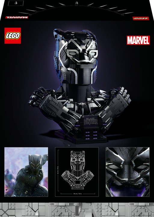 Actual product image LEGO Black Panther (76215, LEGO Marvel, LEGO Rare Sets)